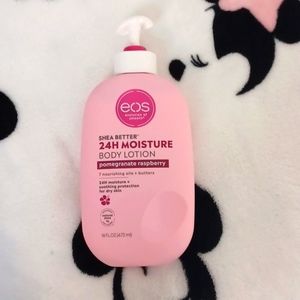 EOS pomegranate and raspberry lotion